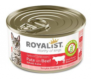 Royalist Pate Biftekli Ezme Yaş 80 gr Kedi Maması kullananlar yorumlar